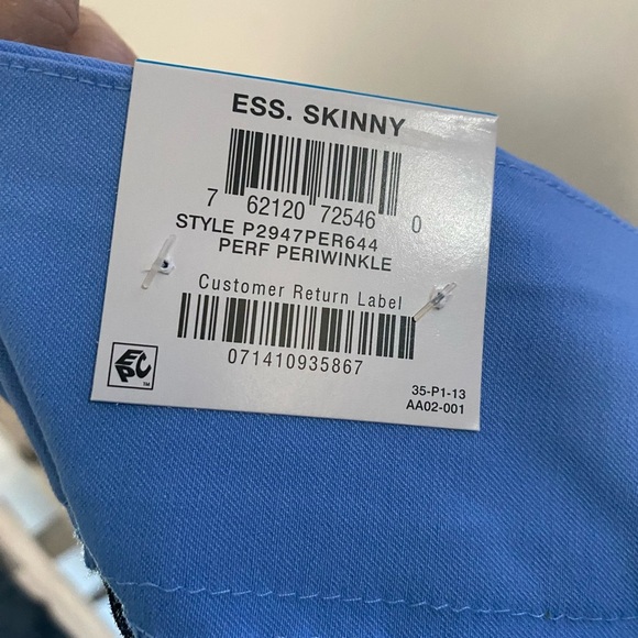 Alfani Plus‎ womens pull on pants in periwinkle blue. Sz 28W. - Picture 6 of 6